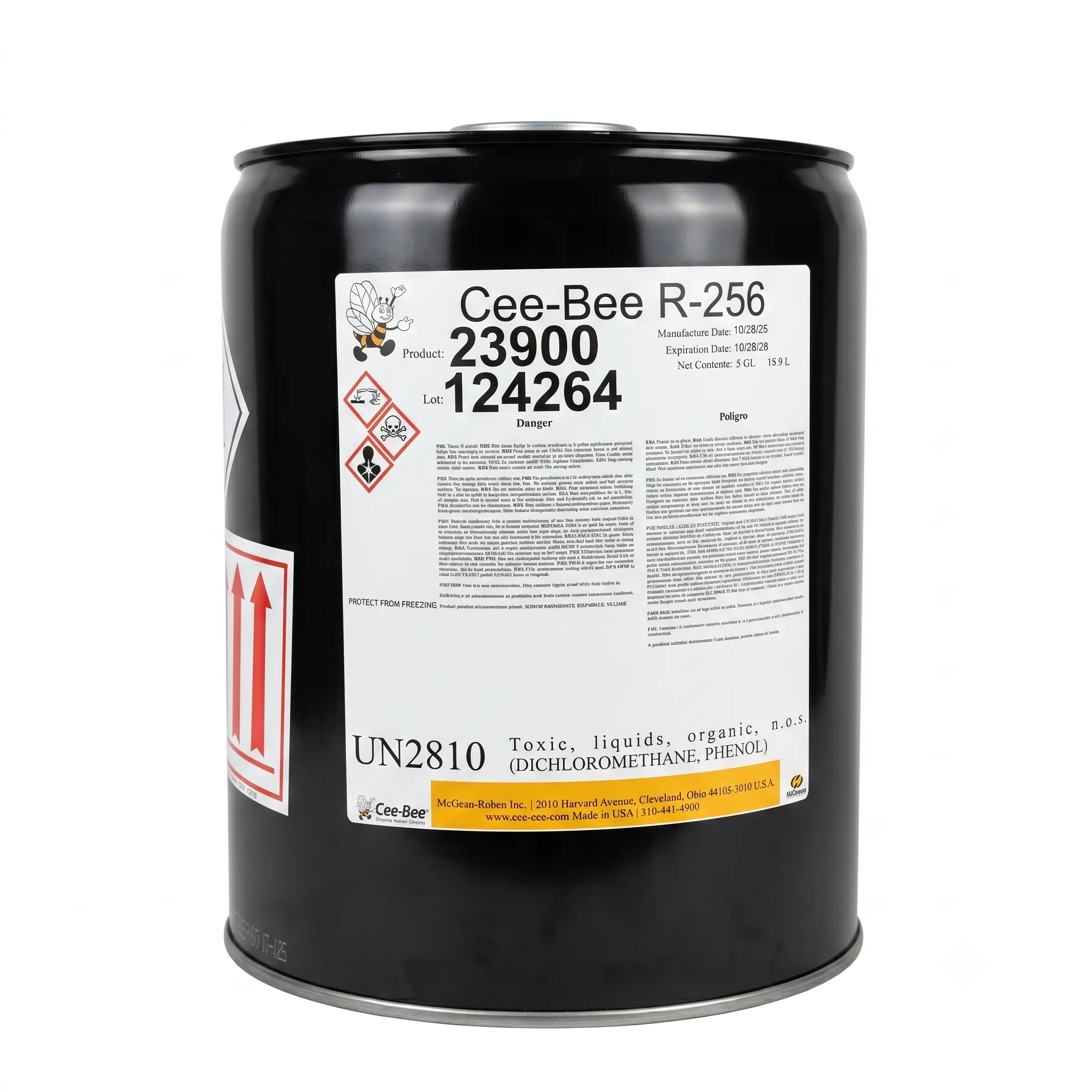 AIRCRAFT PAINT REMOVER CEE-BEE R-256 | MIL-R-81294 Ty I-II-IV QPL | AEROSPACE GRADE | AVIATION MRO COATING STRIPPING