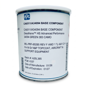 TOPCOAT AERONÁUTICO POLIURETANO MIL-PRF-85285F TY IV GREEN FLAT | FED-STD-34094 | AEROSPACE GRADE | MRO APLICACIONES EXTERIORES