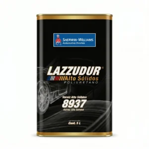 BARNIZ PU ALTO SÓLIDOS 8937 – KIT INCLUYE (0065) SHERWIN-WILLIAMS, SISTEMA DOBLE CAPA PARA BASE POLIÉSTER LAZZUDUR