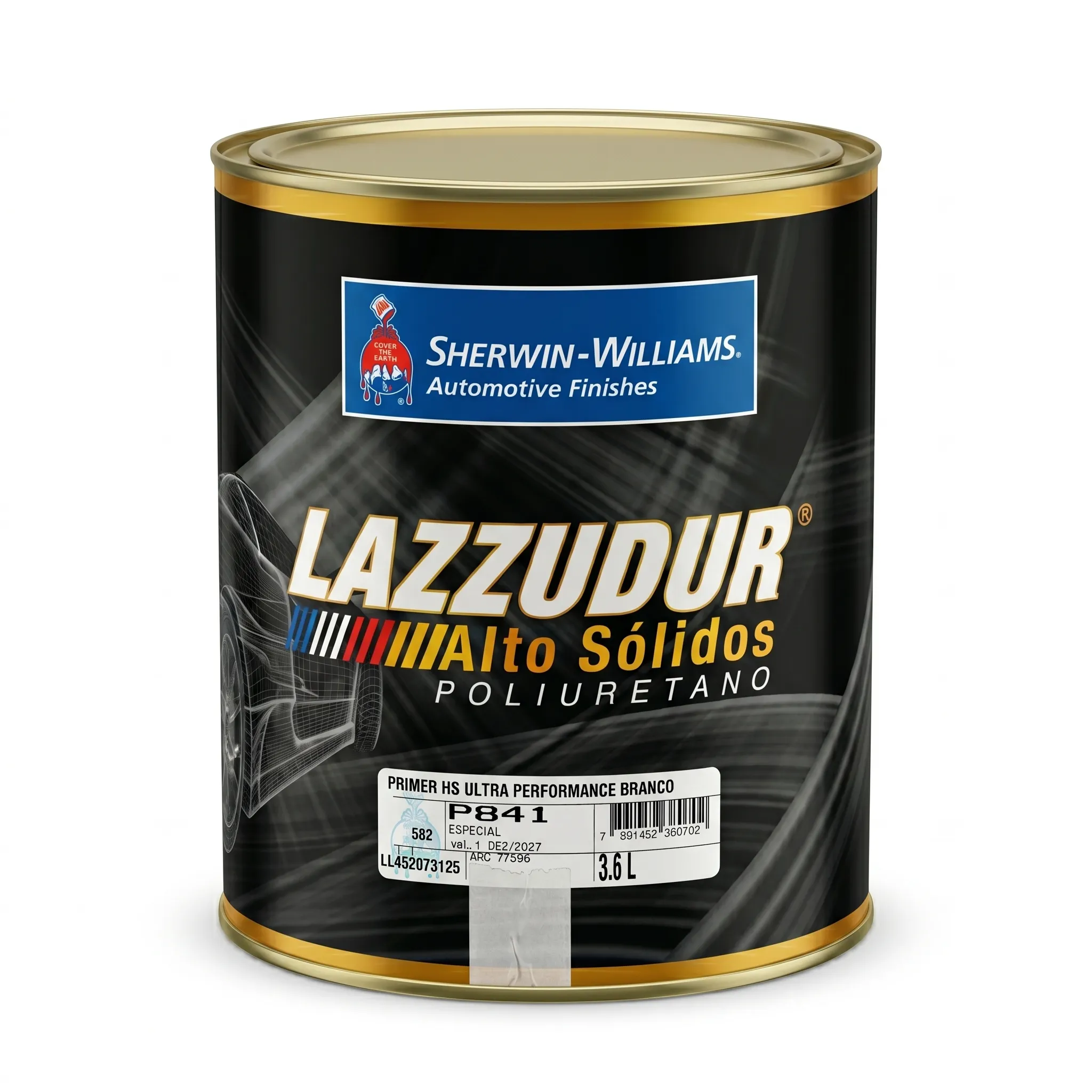 PRIMER HS ULTRA PERFORMANCE BLANCO P841 – KIT INCLUYE (H84), FONDO BICOMPONENTE DE ALTOS SÓLIDOS SHERWIN-WILLIAMS